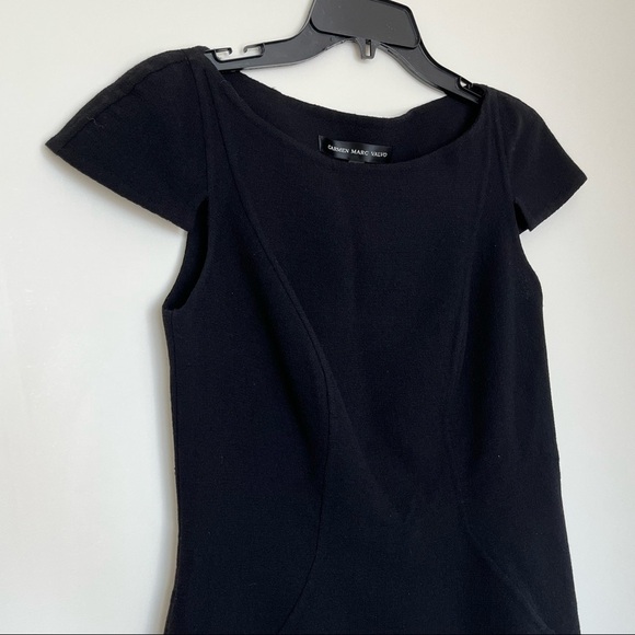 Carmen Marc Valvo Wool Dress - Picture 6 of 14